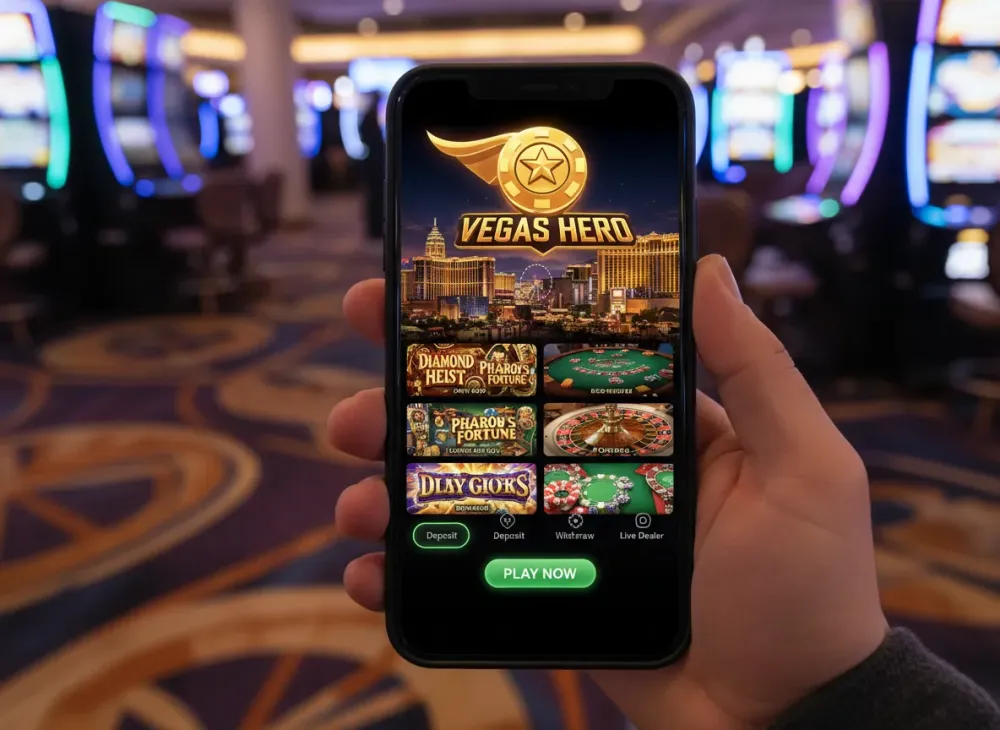Vegas hero app